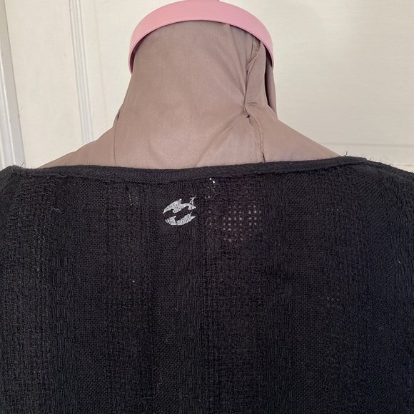 Billabong Fringed Black Top Large - Picture 7 of 7